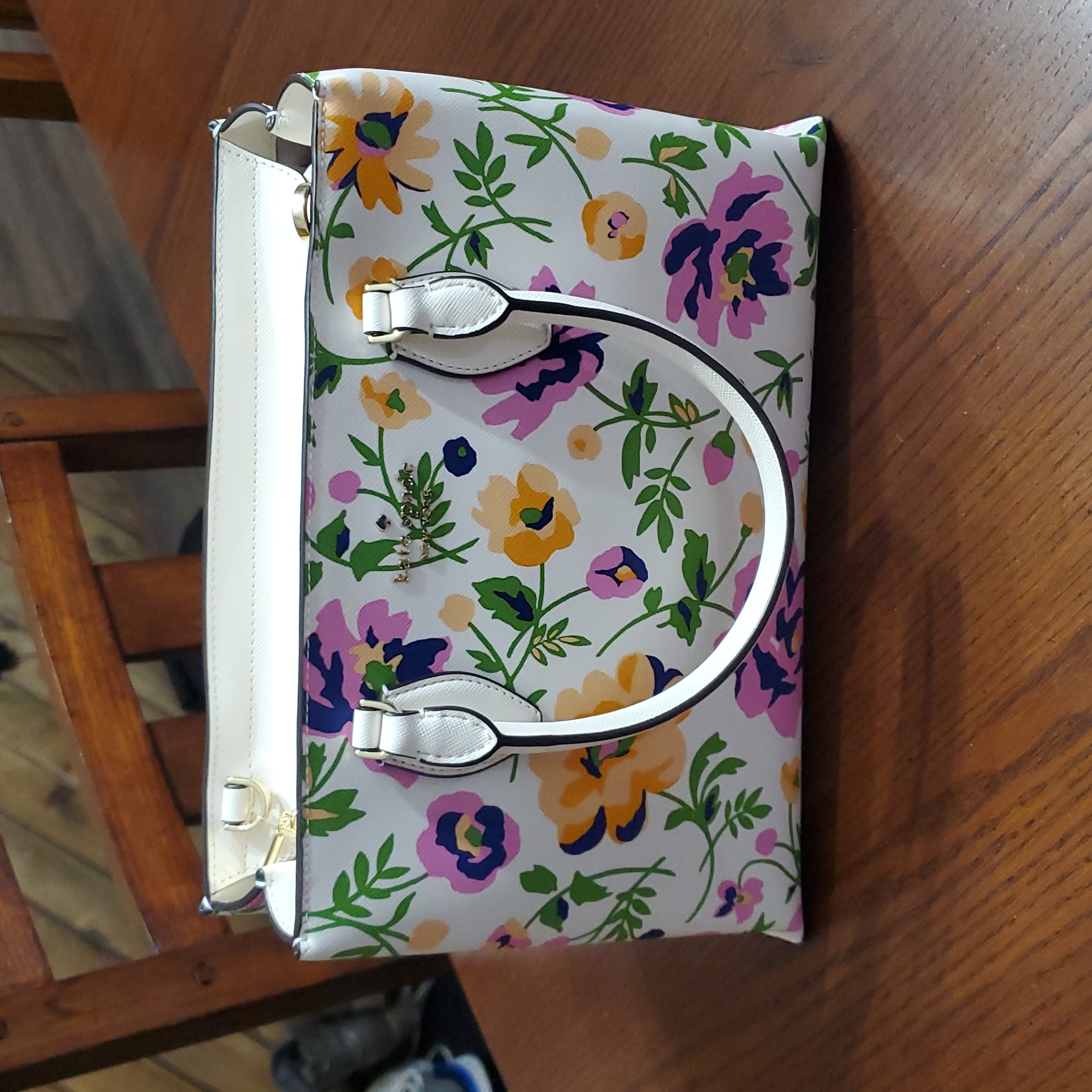 Brand New Kate Spade Rae Printed Medium Satchel